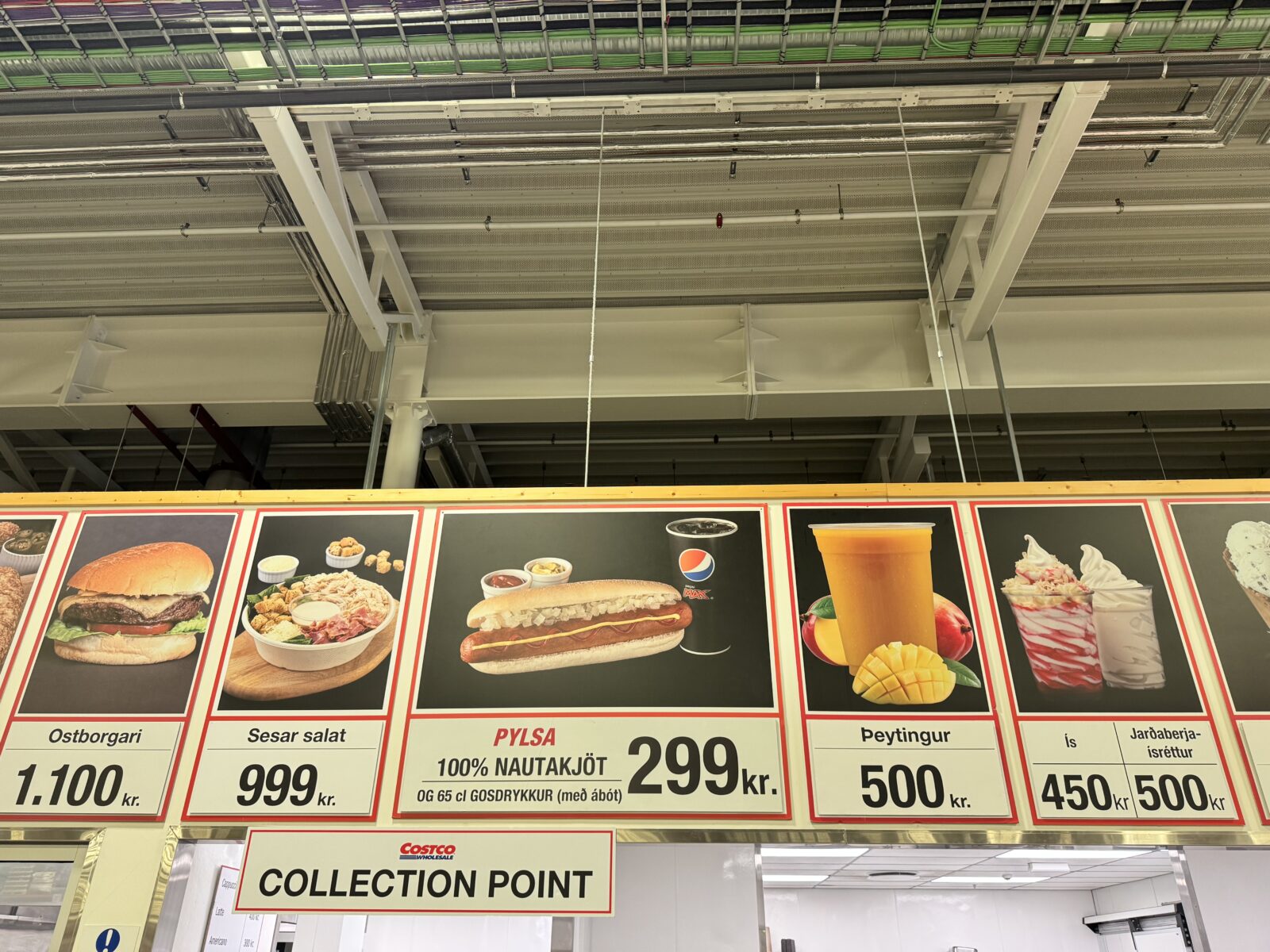 Costco Iceland Food Court